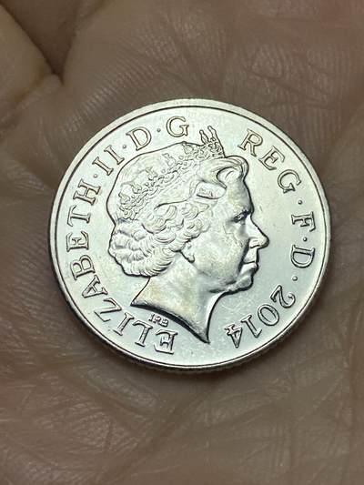 2025年第一百二十四场(总第一百五十场）外国好品散币(免佣金) - 英国🇬🇧2014年10便士(伊丽莎白二世老年)