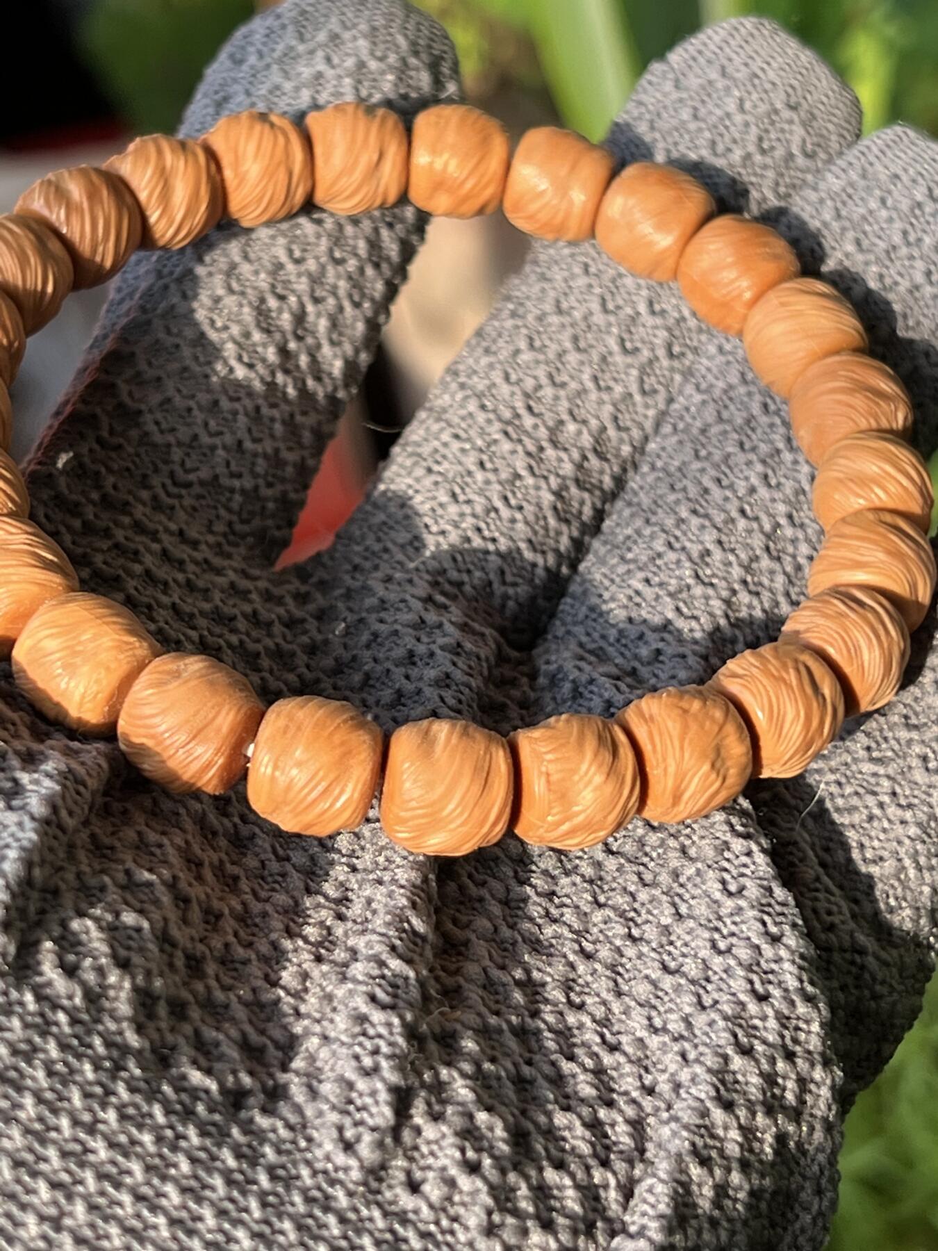 零元拍：MO.7 精工猴头卷卷酥手串 10MM