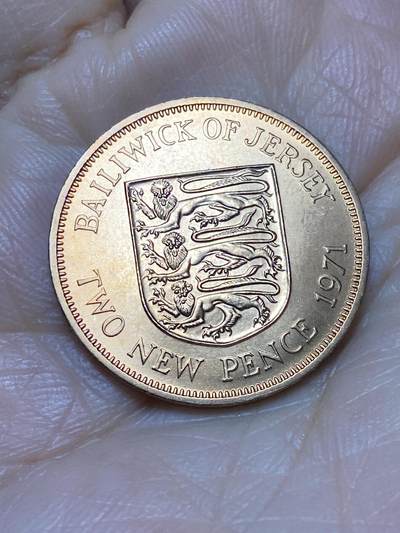 2025年第一百二十四场(总第一百五十场）外国好品散币(免佣金) - 全新–英属泽西岛🇯🇪1971年2新便士