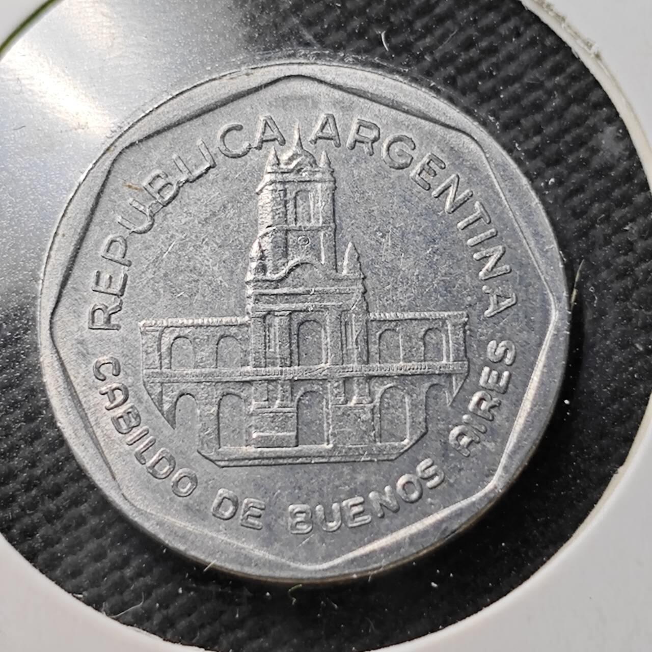 KK钱币收藏小铺  第365场  2月预留时间 周末发货  1989阿根廷1比索