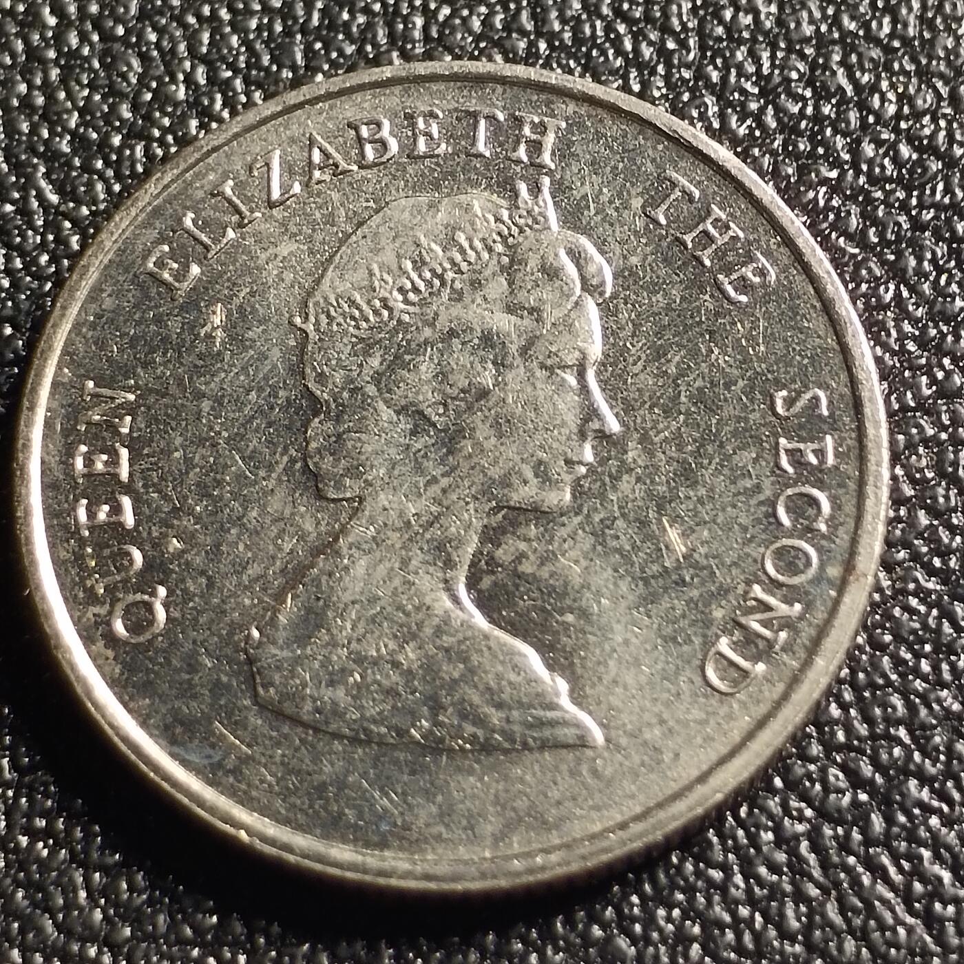 泉币菌-第128场-精品福利场(115场之后的本周末发货，感谢理解) 原光极美 英属东加勒比10分 帆船 18mm 女王钱币