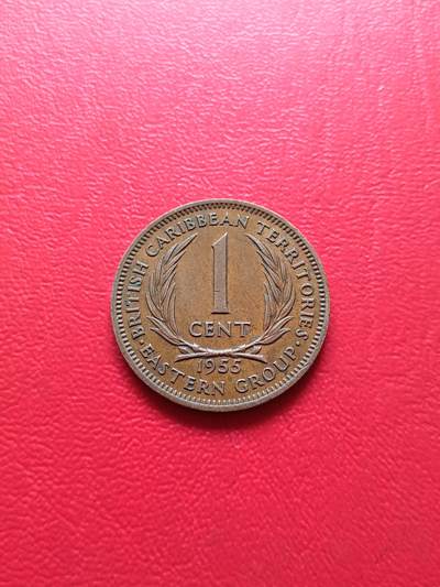 【云涧收藏】第七十七场 - 英属东加勒比1955年1分