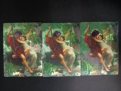 花开卡拍第46期（11月9号周日截拍，品控勿拍!!!拍品不寄存，运费5元，自制卡难免瑕疵，可能存在轻微撞角爆边等出厂瑕疵，品控介意勿拍！） - 奇点卡牌 盲包卡 粗闪 世界名画春光三宫