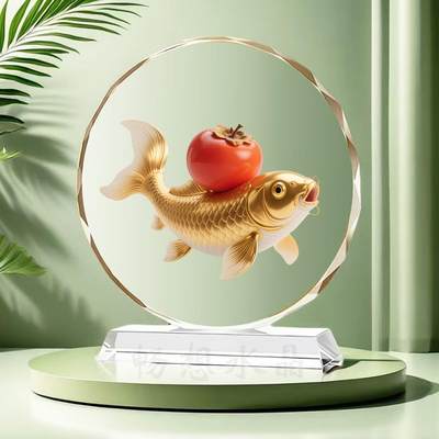 同乐钱币， - 水晶招财福禄寿喜轻奢家用客厅店铺办公室供奉公司开业中国风摆件