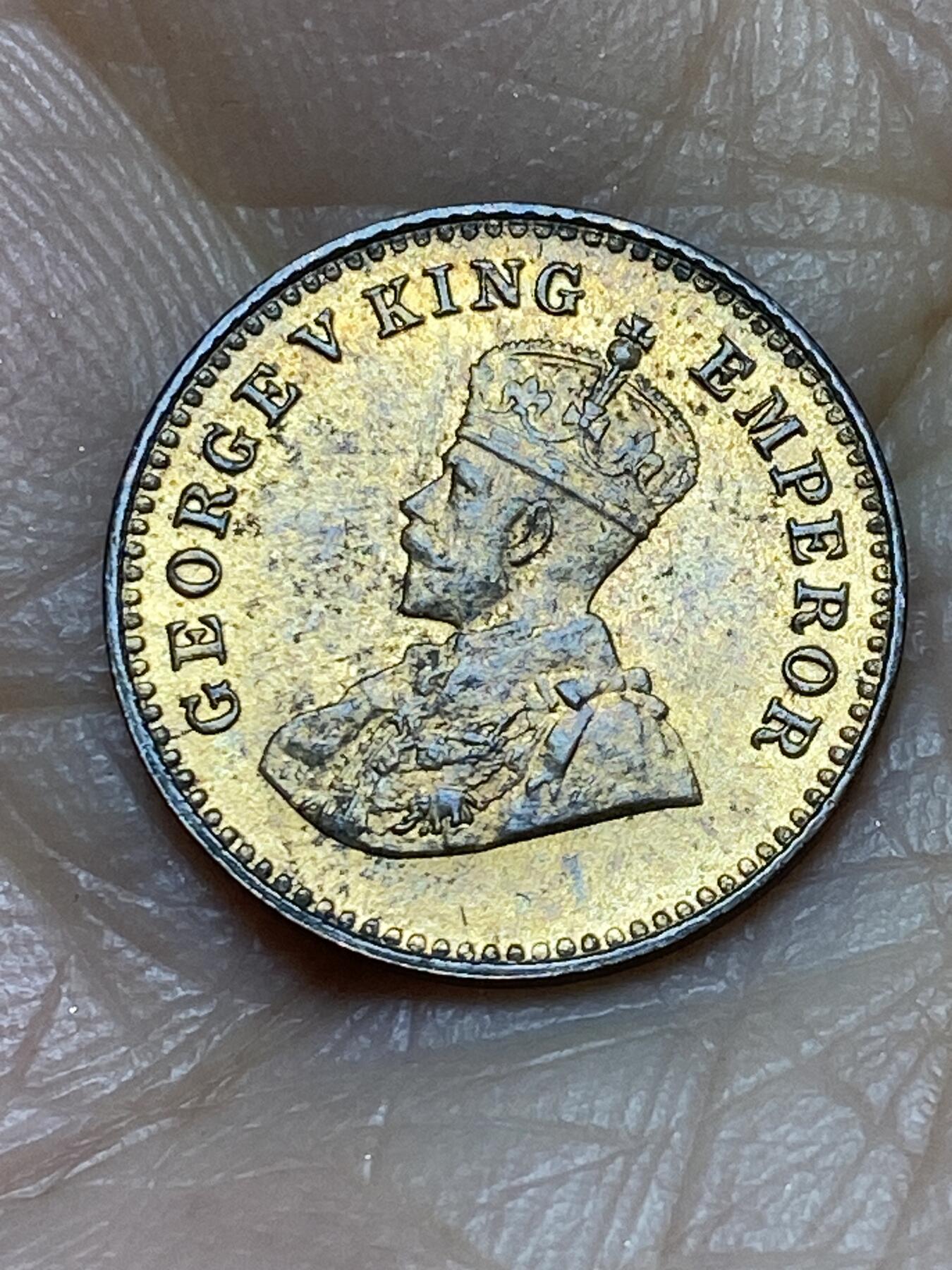 2025年第一百二十四场(总第一百五十场）外国好品散币(免佣金) 原光好品–英属印度1920年1/12安娜