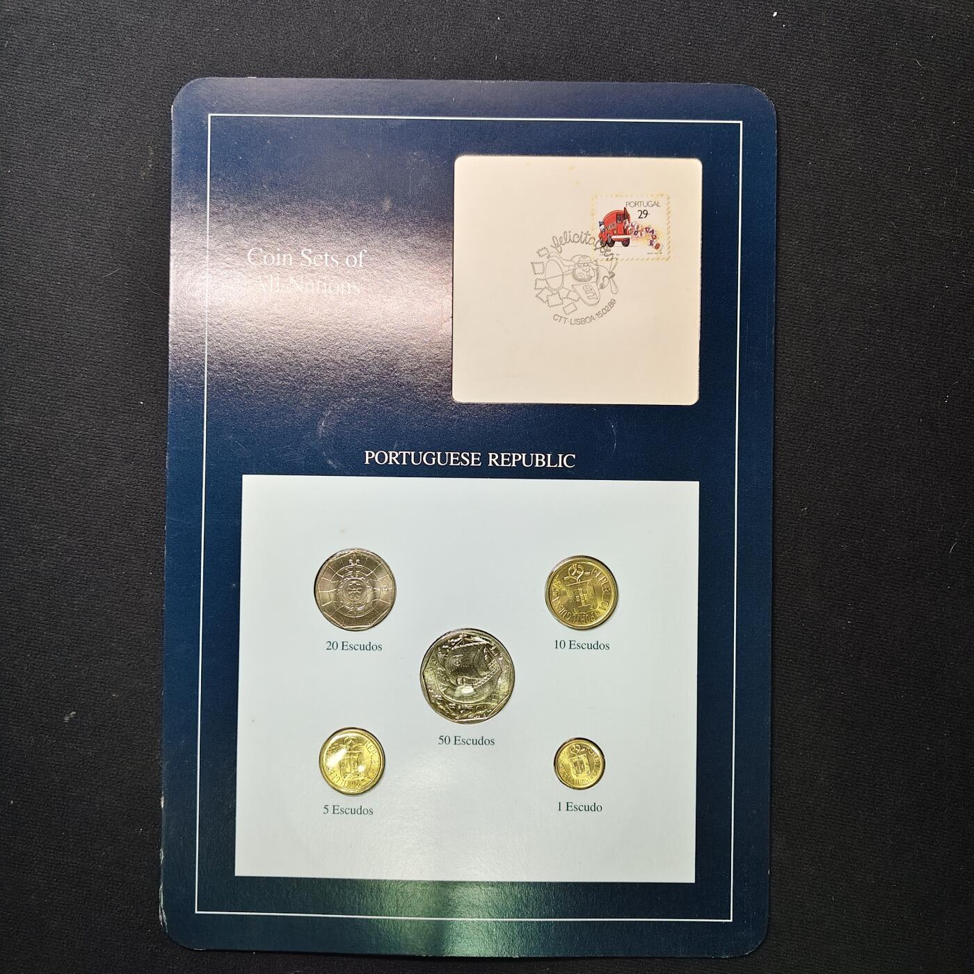 【全场包邮】纯粹捡漏拍475场（免费代拍第12场） 【富兰克林·世界各国硬币系列邮币卡】葡萄牙共和国