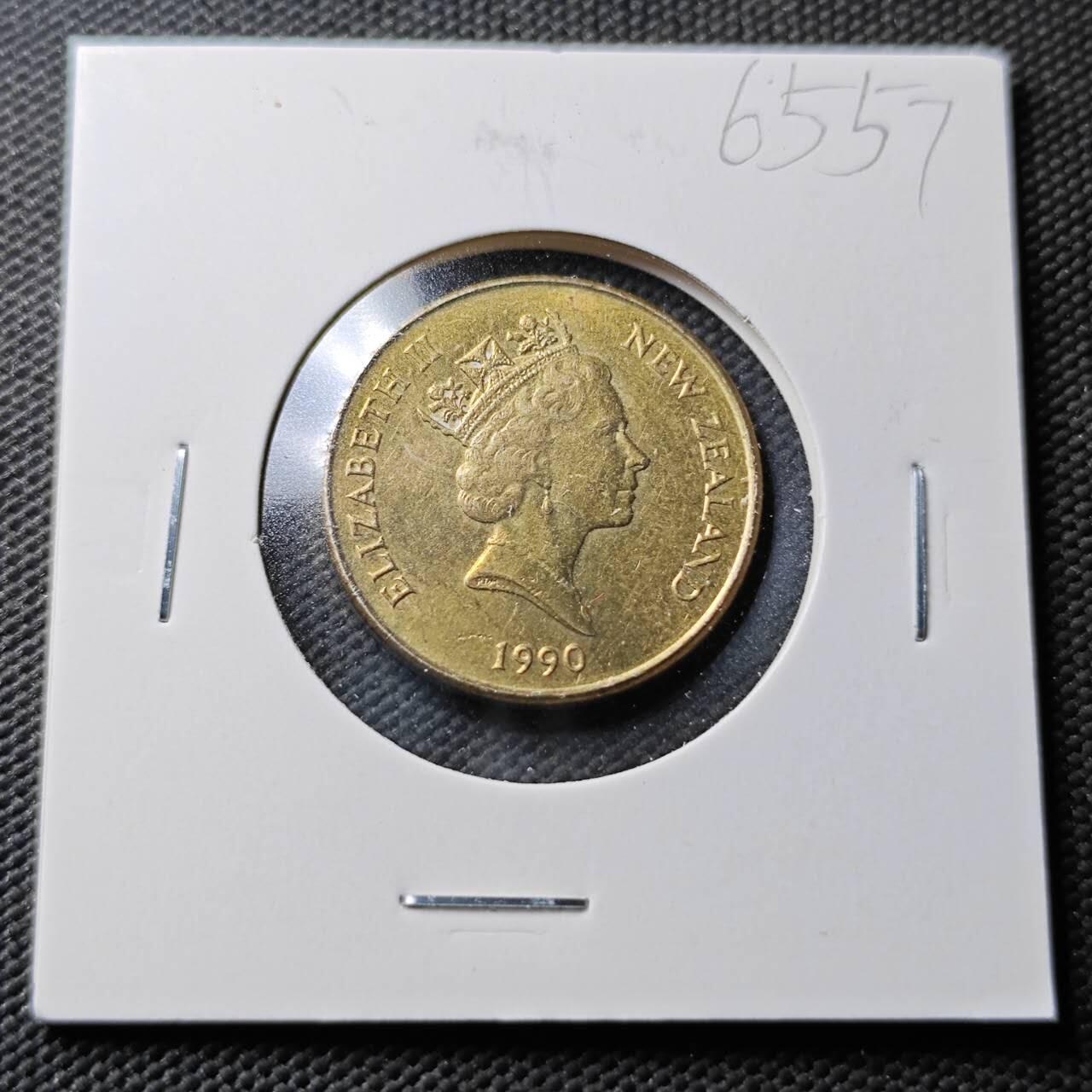 KK钱币收藏小铺  第365场  2月预留时间 周末发货  新西兰1元