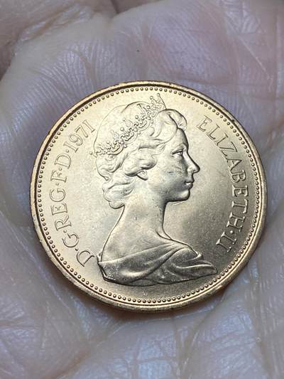 2025年第一百二十四场(总第一百五十场）外国好品散币(免佣金) - 全新英国🇬🇧1971年2新便士