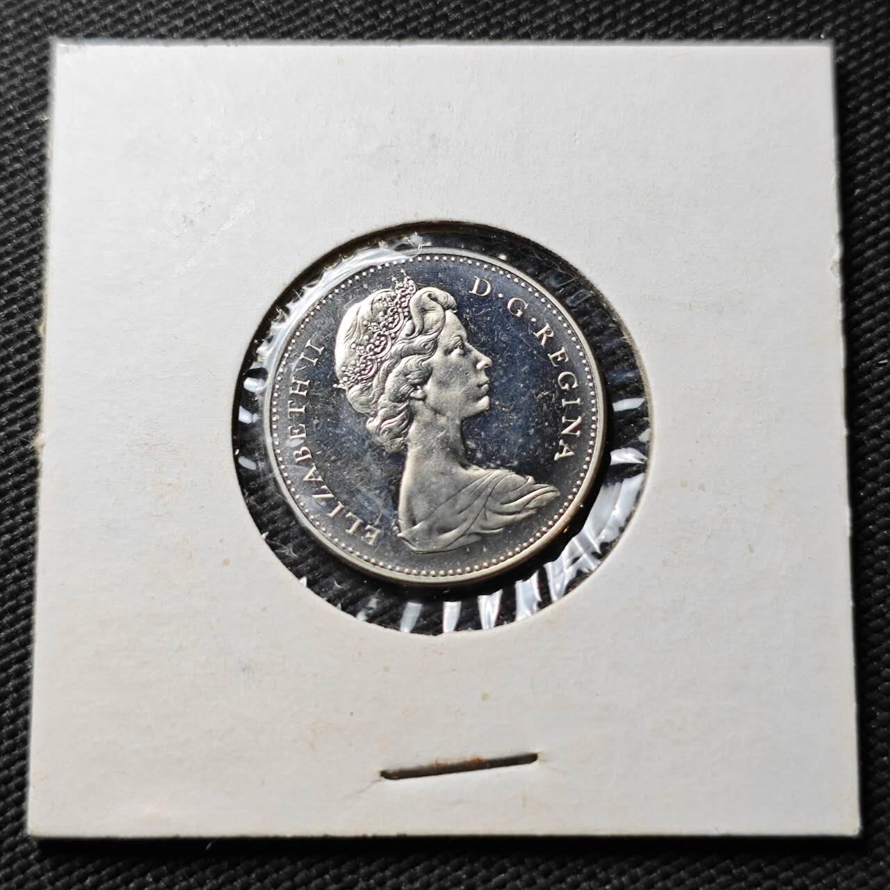 KK钱币收藏小铺  第365场  2月预留时间 周末发货  1970加拿大5分 好品