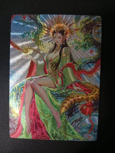 花开卡拍第46期（11月9号周日截拍，品控勿拍!!!拍品不寄存，运费5元，自制卡难免瑕疵，可能存在轻微撞角爆边等出厂瑕疵，品控介意勿拍！） - 奇点卡牌 盲包卡 粗闪 宗rich 玄灵谱 西王母