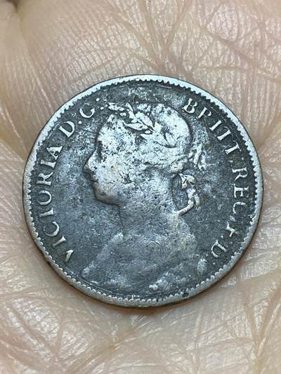 2025年第一百二十四场(总第一百五十场）外国好品散币(免佣金) - 英国🇬🇧1886年1法新(维多利亚女王中年桂冠第三版)