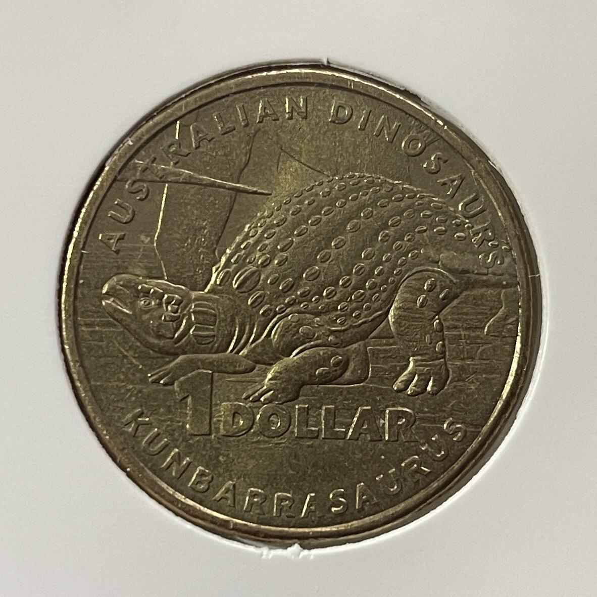【澳大利亚硬币】限时专场（1澳元 ~4.6557人民币 ） 2022年恐龙1澳元纪念币一枚  【03】