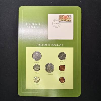 【全场包邮】纯粹捡漏拍475场（免费代拍第12场） - 【富兰克林·世界各国硬币系列邮币卡】斯威士兰