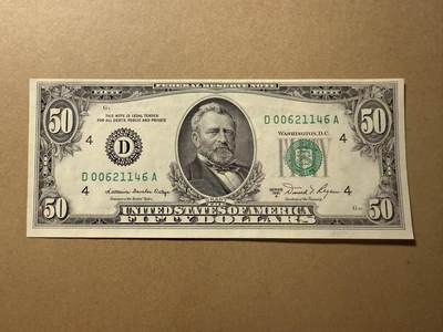 【礼羽收藏】🌏世界钱币拍卖第110期 - 美国1981年 小头50 全新unc 