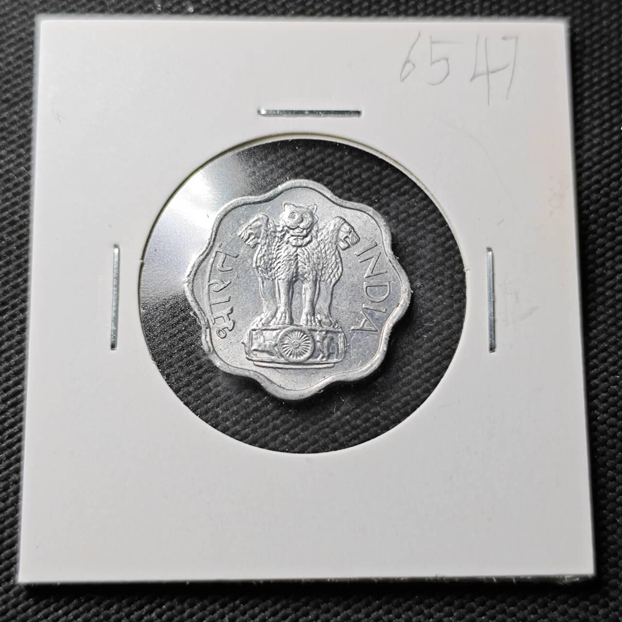 KK钱币收藏小铺  第365场  2月预留时间 周末发货  1968印度2派沙好品