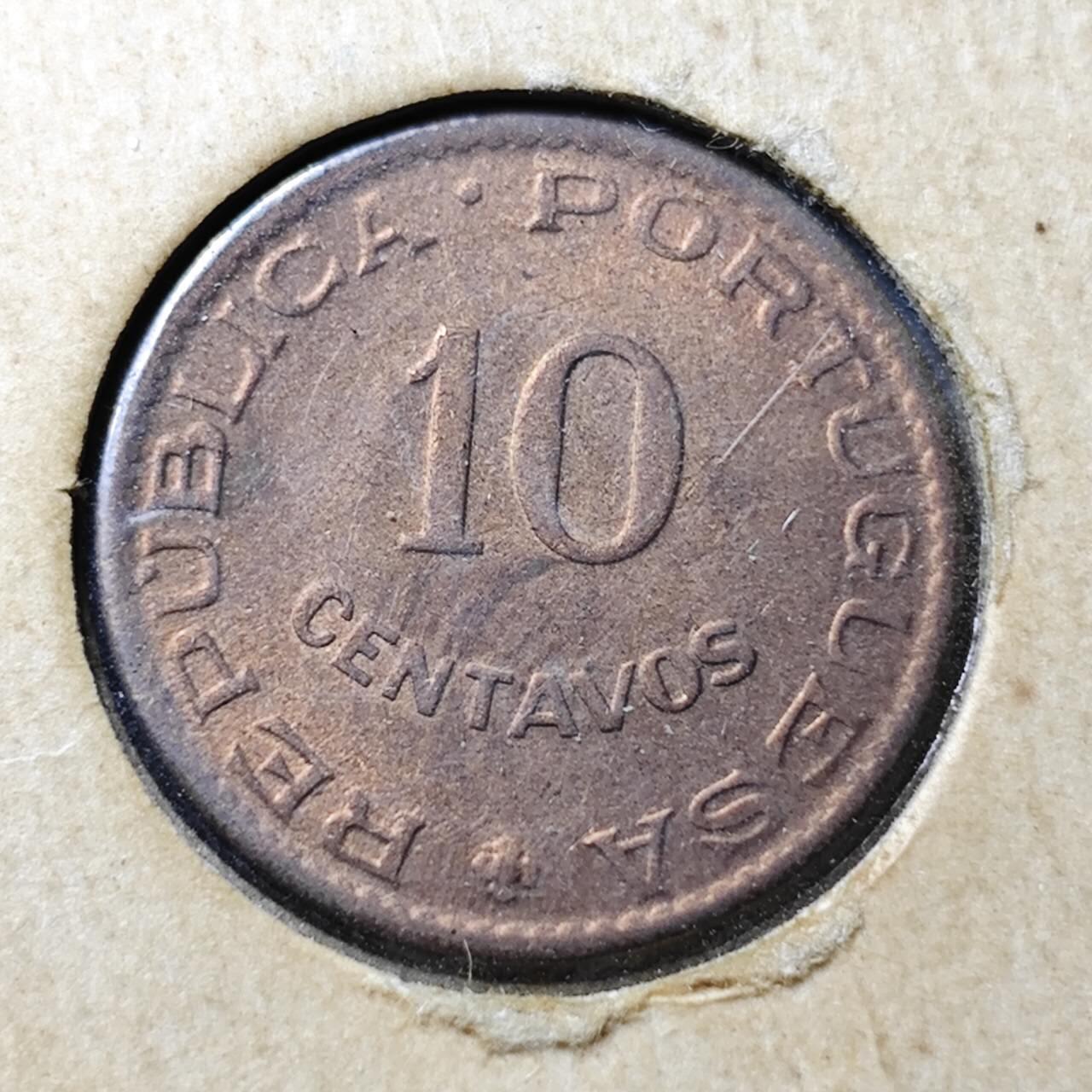 KK钱币收藏小铺  第365场  2月预留时间 周末发货  1961葡属印度10分铜币 好品