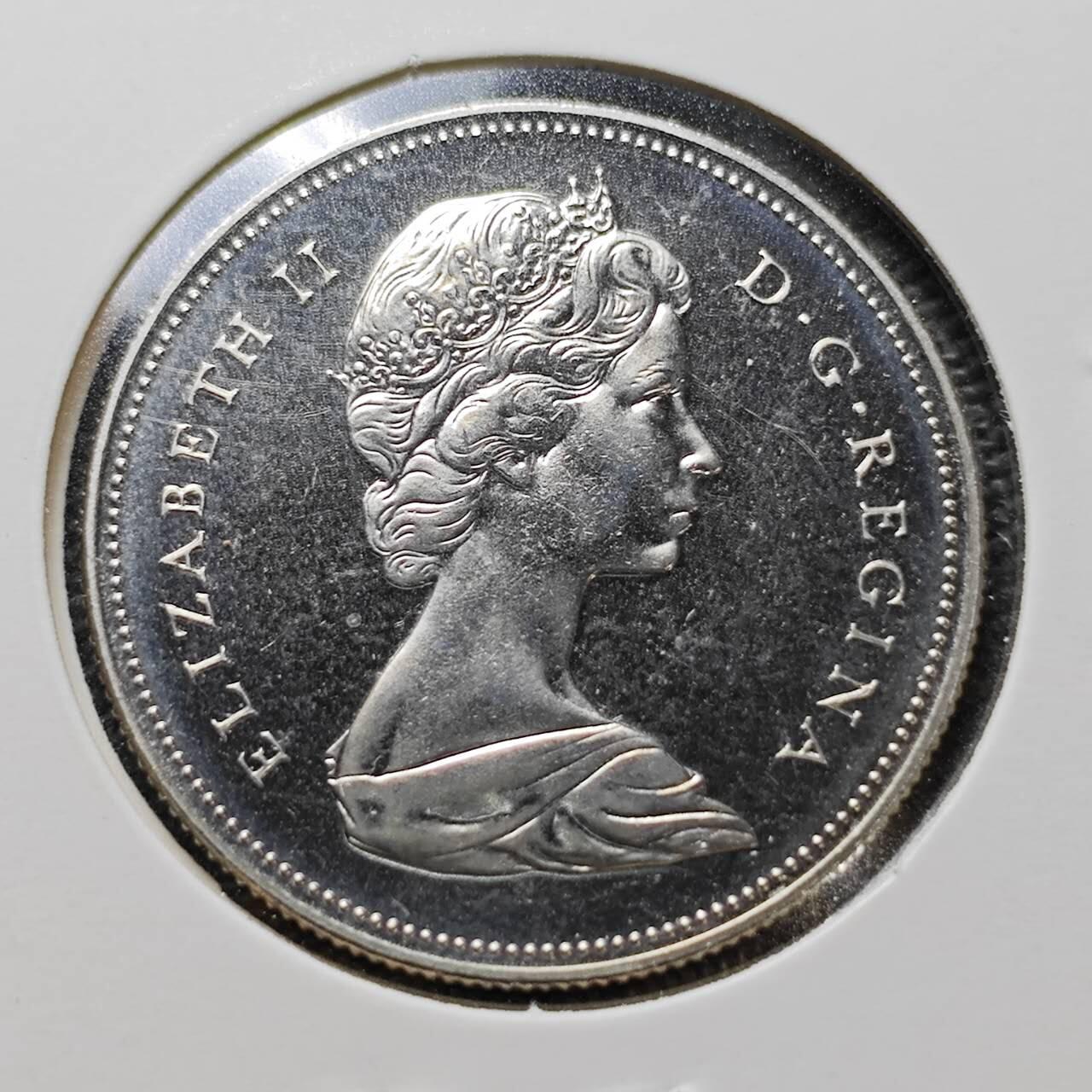 KK钱币收藏小铺  第365场  2月预留时间 周末发货  1970加拿大50分 好品