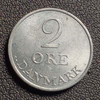 泉币菌-第127场-精品福利场(115场之后的本周末发货，感谢理解) - 原光极美 1970年丹麦2欧尔锌币