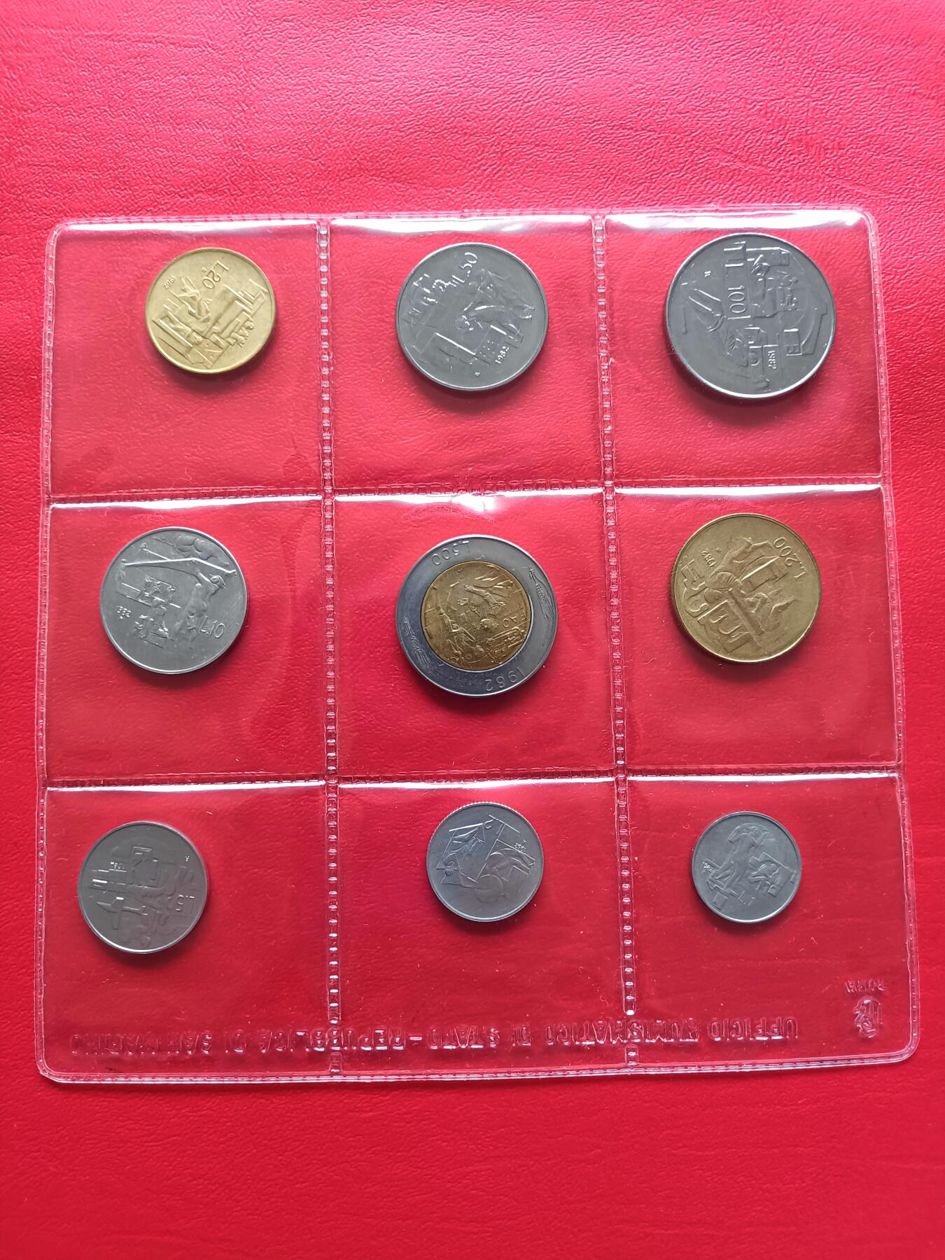 【云涧收藏】第七十七场 圣马力诺1982年原封套币