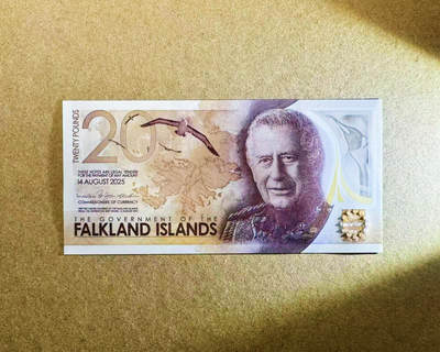 【Blue Auction】世界纸币精拍第746期——18级TOP拍卖/信誉/品质/专业/高效💫 - 【千位小号】福克兰群岛 2025年20镑 全新UNC