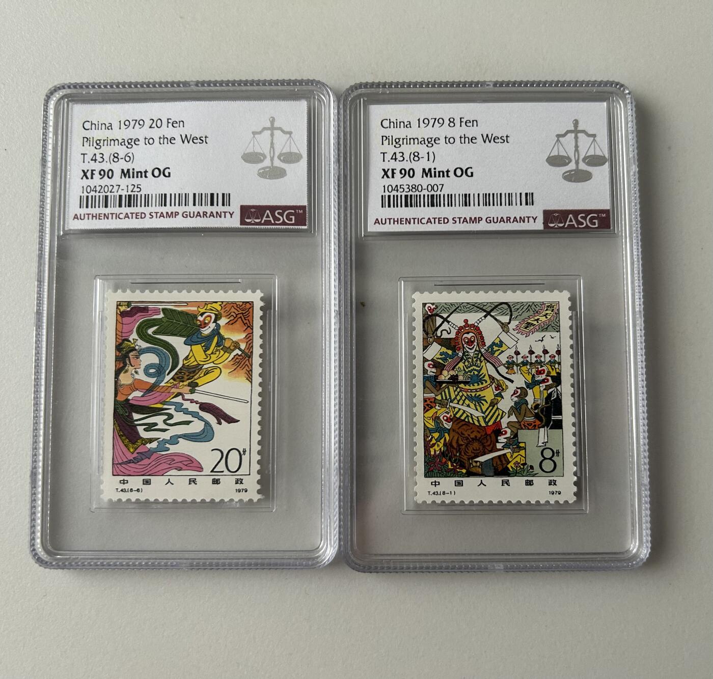T43西游记2枚，ASG90分