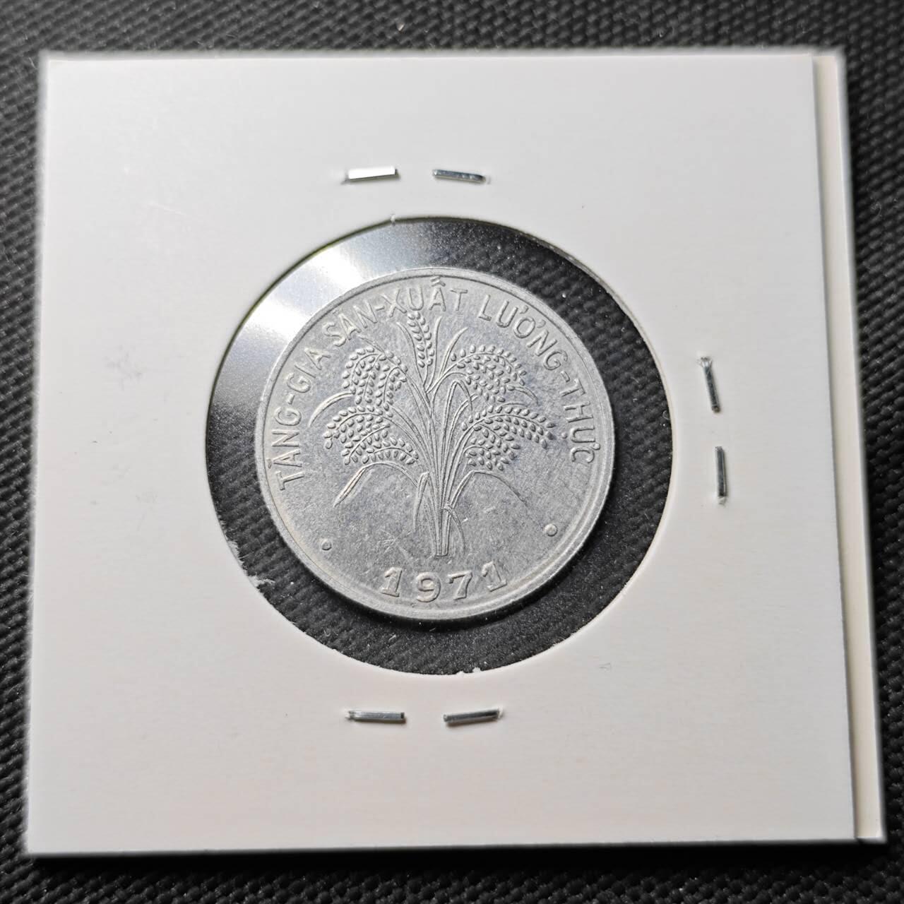 KK钱币收藏小铺  第365场  2月预留时间 周末发货  南越1盾水稻