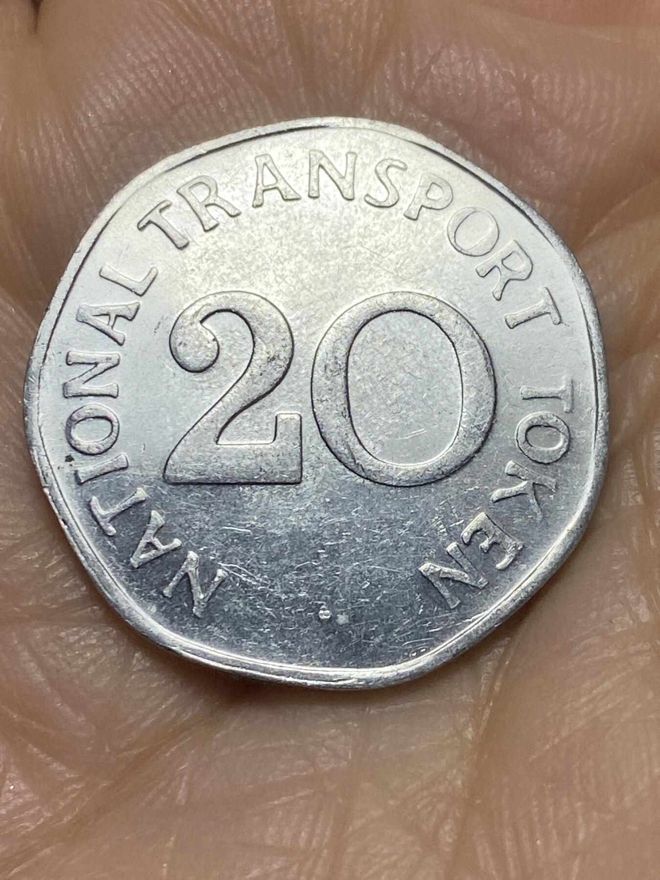 2025年第一百二十四场(总第一百五十场）外国好品散币(免佣金) 英国🇬🇧1981年有轨电车20便士代币