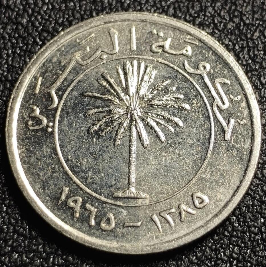 泉币菌-第127场-精品福利场(115场之后的本周末发货，感谢理解) 原光极美  巴林5费尔镍币 棕榈树 