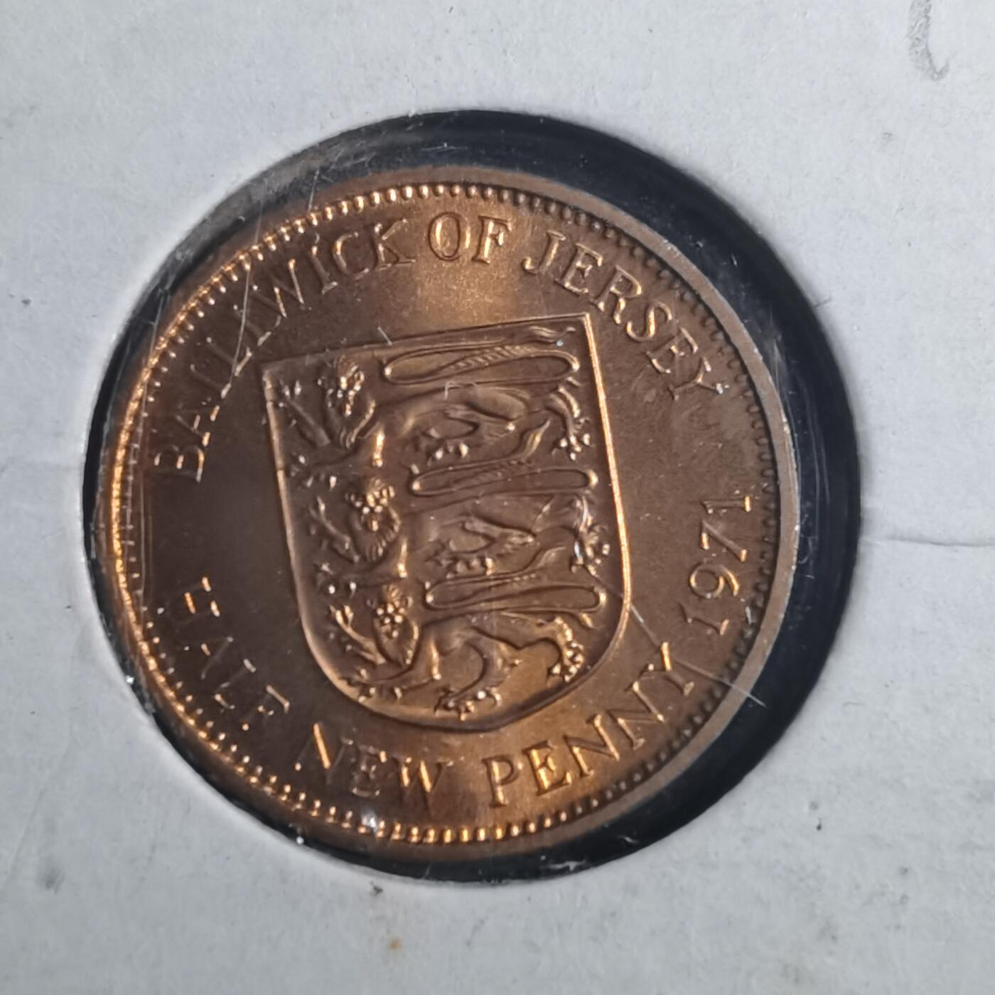 沼泽如烟--第893场 泽西1971年半便士