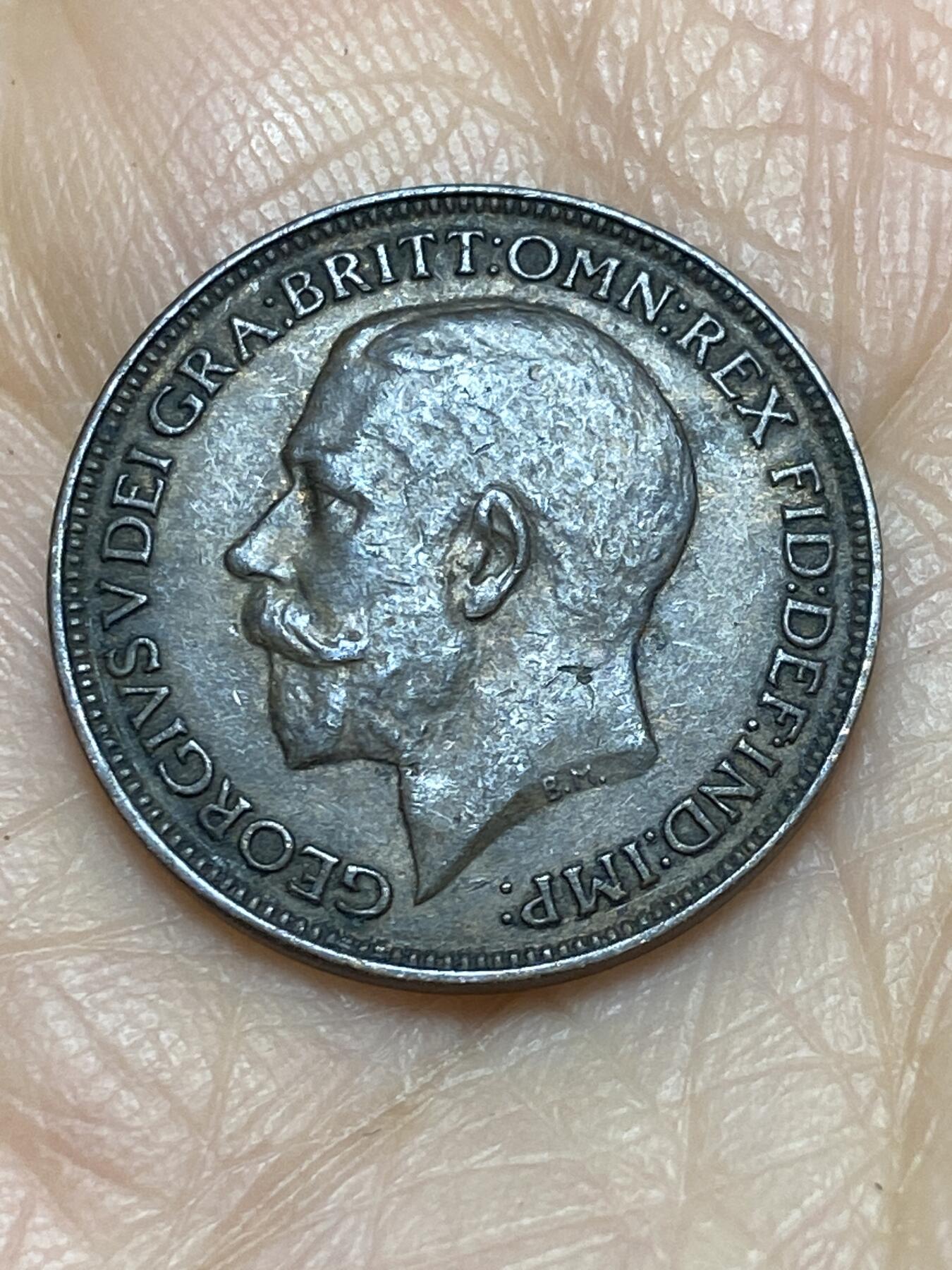 2025年第一百二十四场(总第一百五十场）外国好品散币(免佣金) 英国🇬🇧1925年1法新(乔治五世第二版，关门年)