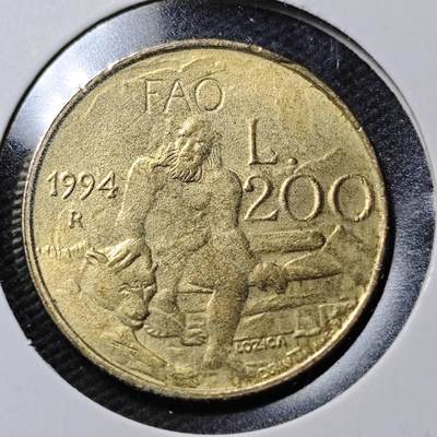 KK钱币收藏小铺  第365场  2月预留时间 周末发货 -  圣马力诺200里拉