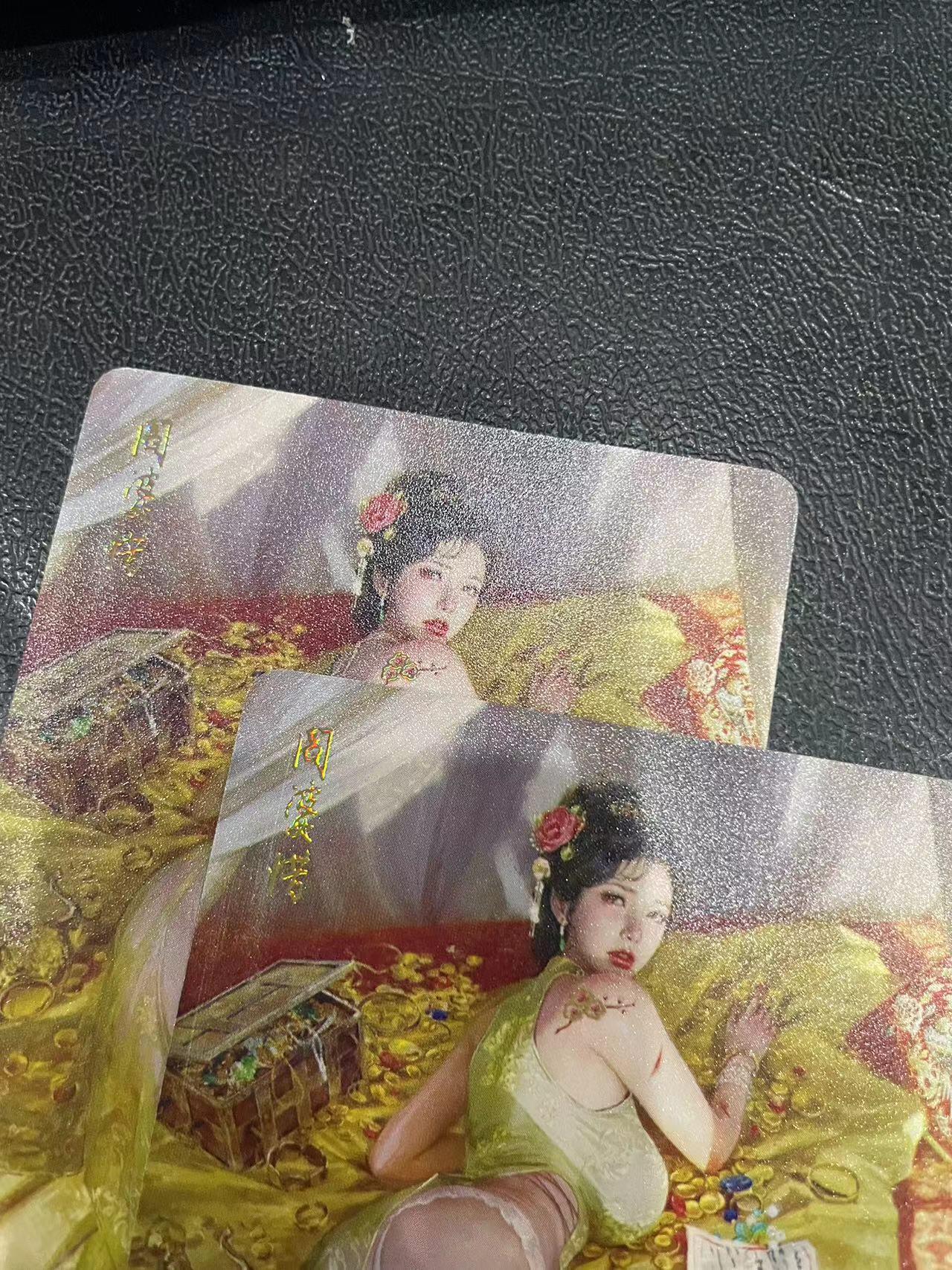 寸草不生拍卖会 第十三期 （ 持续收拍中） 燎原卡牌 ST-Brush 老师 刷子老师作品 幻彩双服饰 -阎婆惜