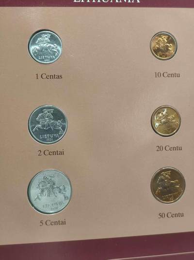 G&W世界散币，银币处理专场（第35场） - 富兰克林-立陶宛6枚套