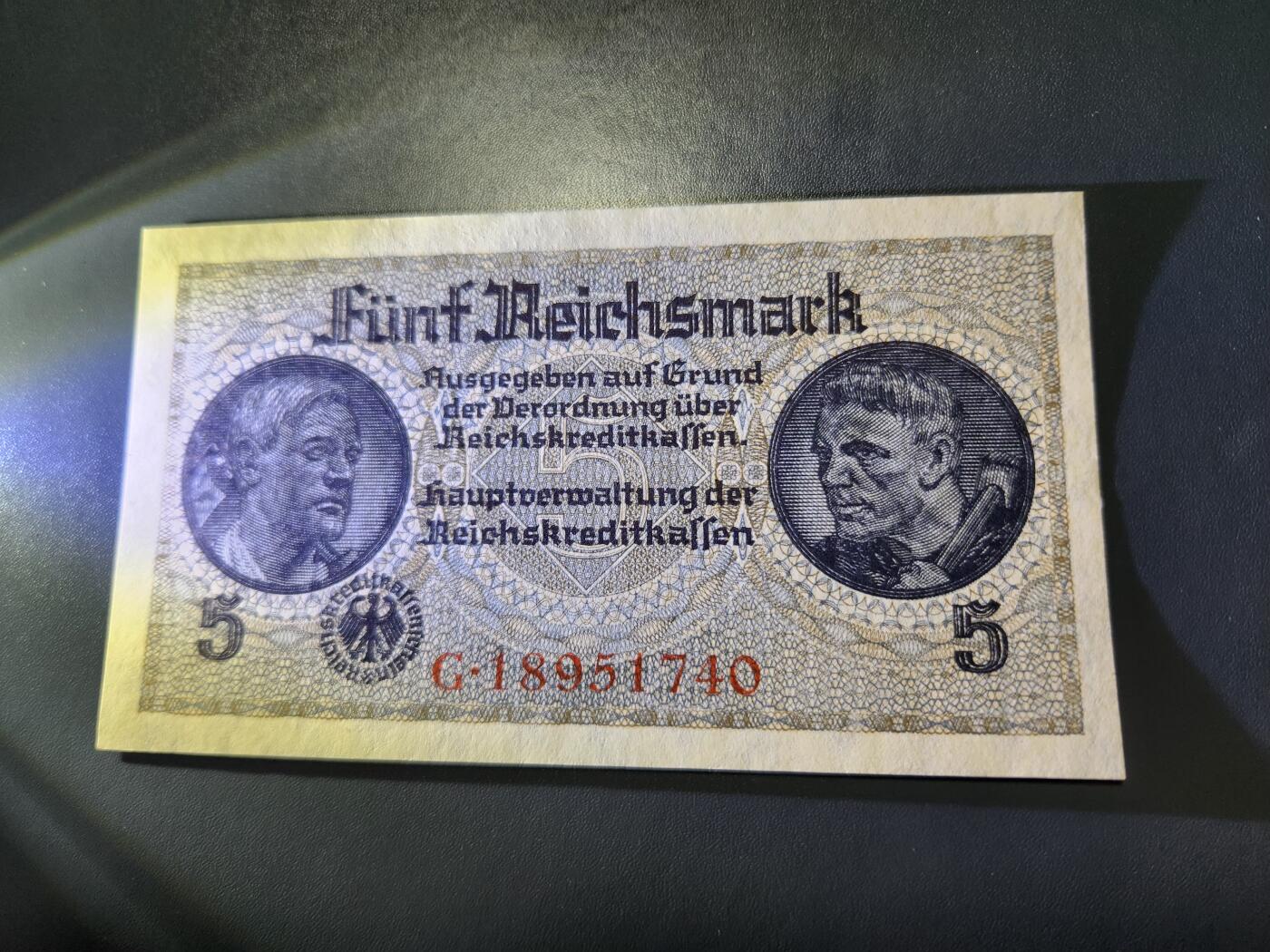 11月9号晚上8点 外国纸币自动截拍第54场 5马克新品