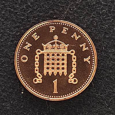 【全场包邮】纯粹捡漏拍474场（免费代拍第11场） - 英国1996年1便士精制币