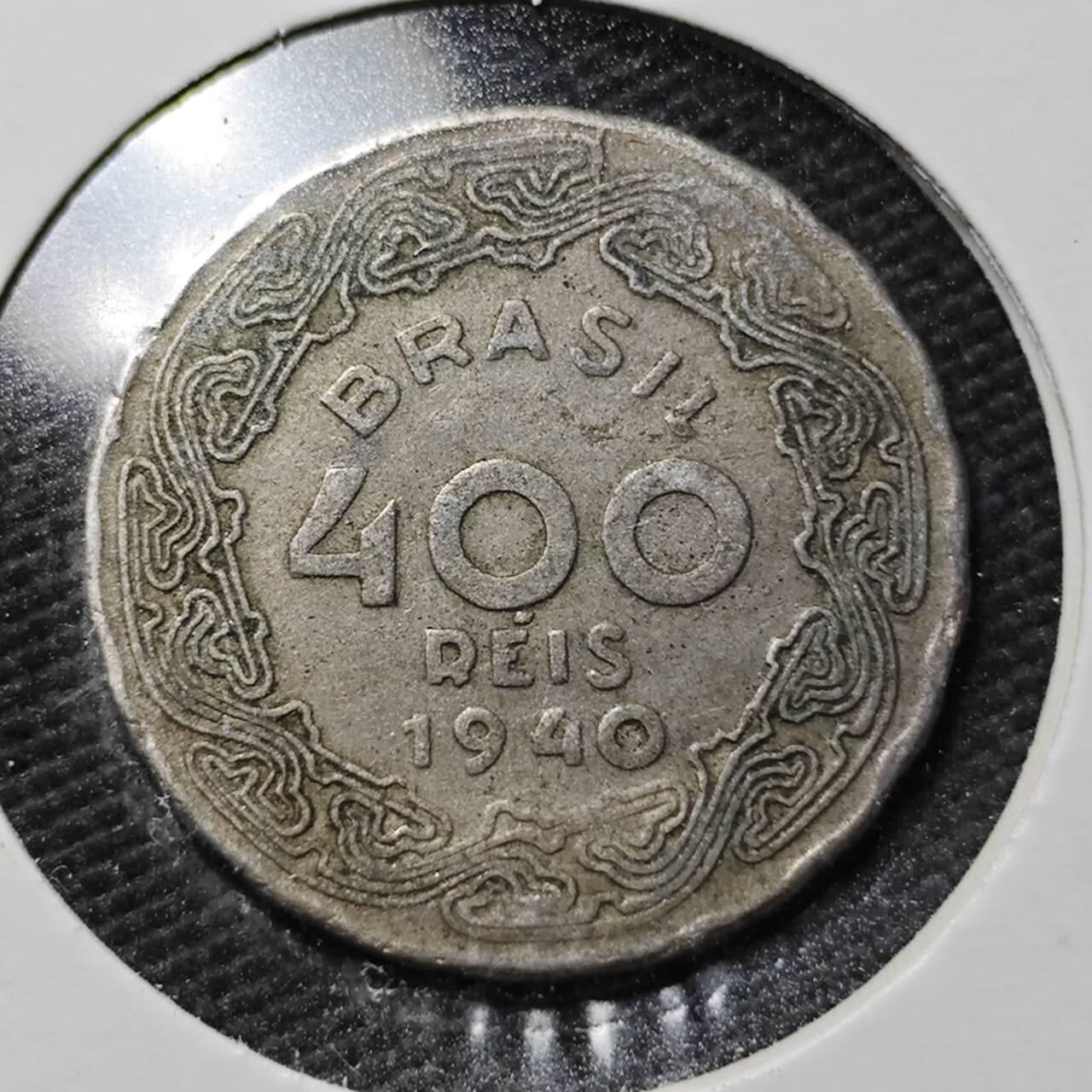 KK钱币收藏小铺  第365场  2月预留时间 周末发货  1940巴西400瑞斯