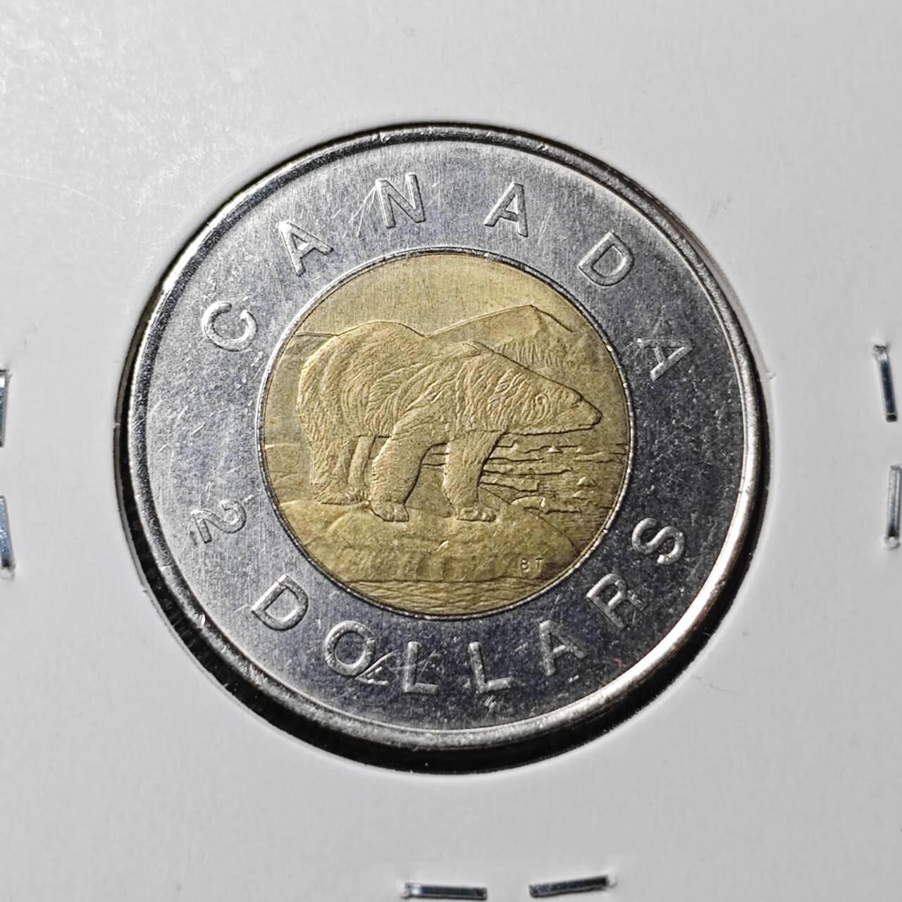 KK钱币收藏小铺  第365场  2月预留时间 周末发货  加拿大2元