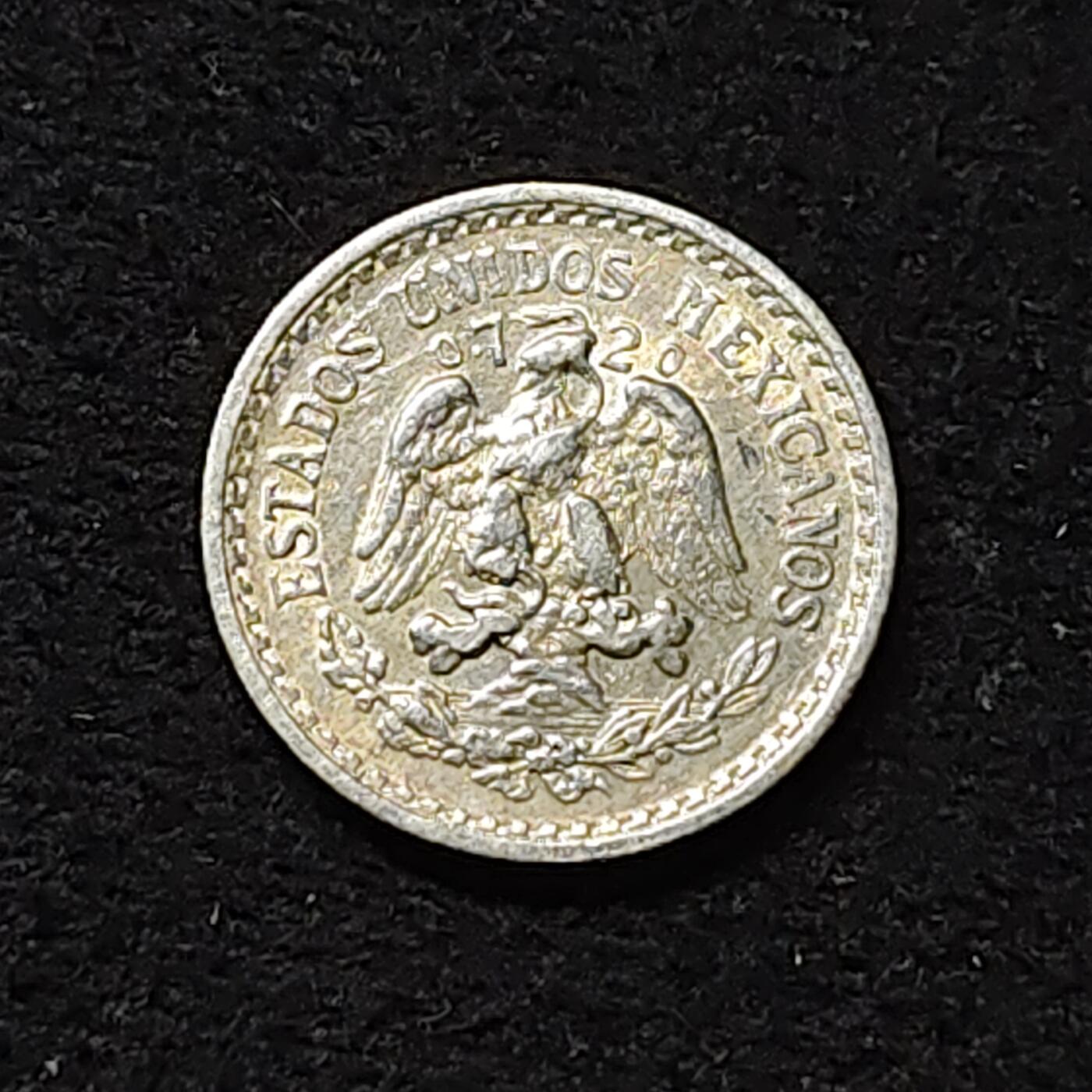 【全场包邮】纯粹捡漏拍474场（免费代拍第11场） 墨西哥1928年10分咬蛇鹰银币