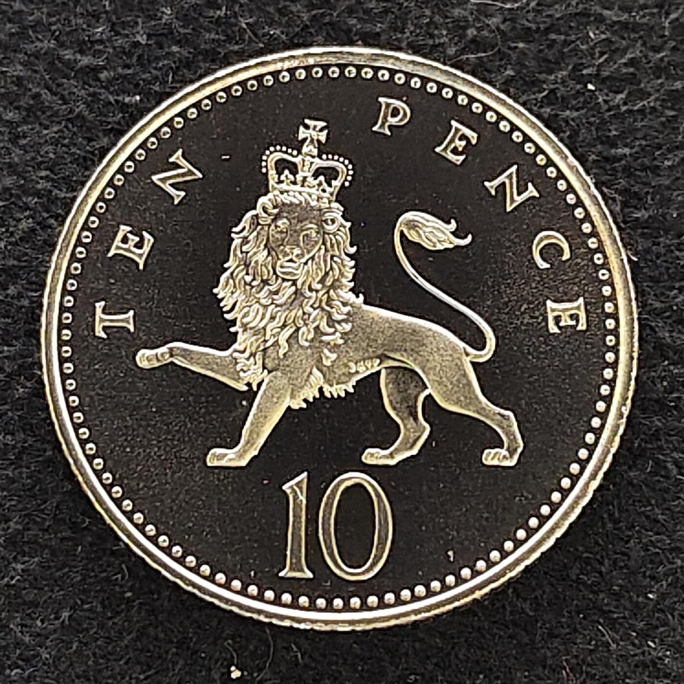 【全场包邮】纯粹捡漏拍474场（免费代拍第11场） 英国1995年10便士精制币