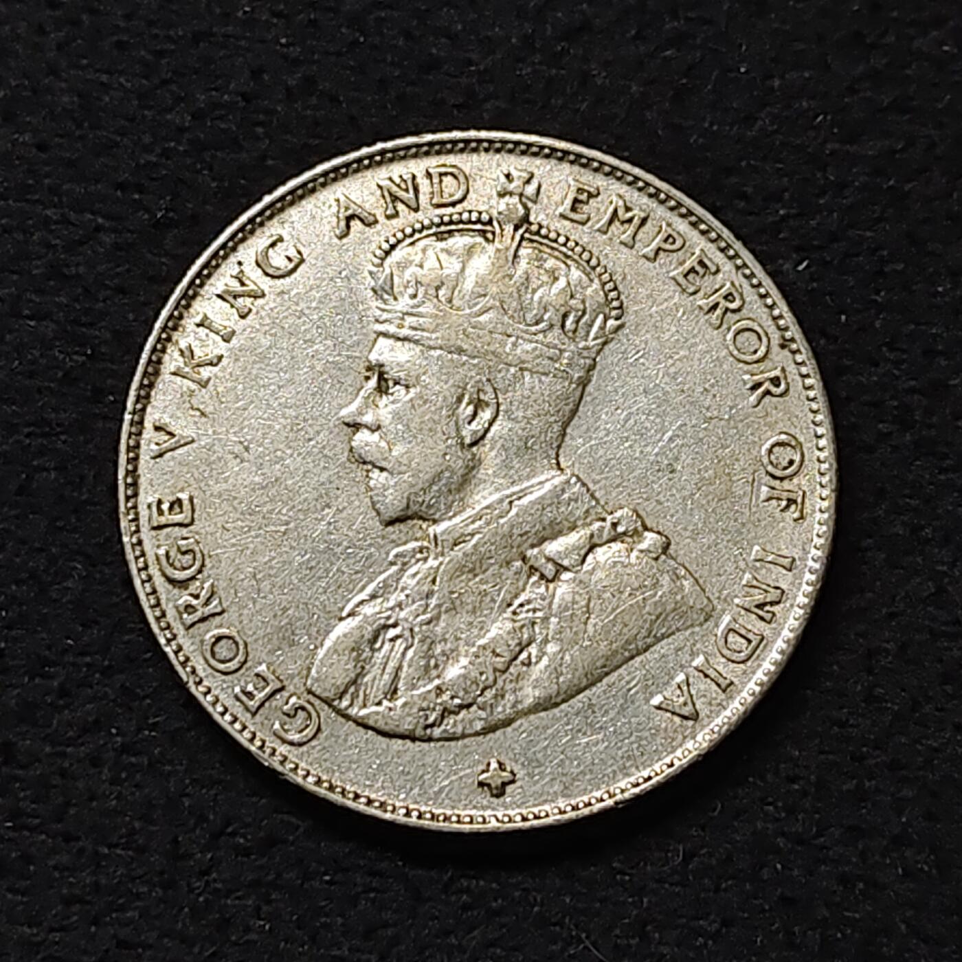 【全场包邮】纯粹捡漏拍474场（免费代拍第11场） 英属海峡1920年乔治五世50分银币