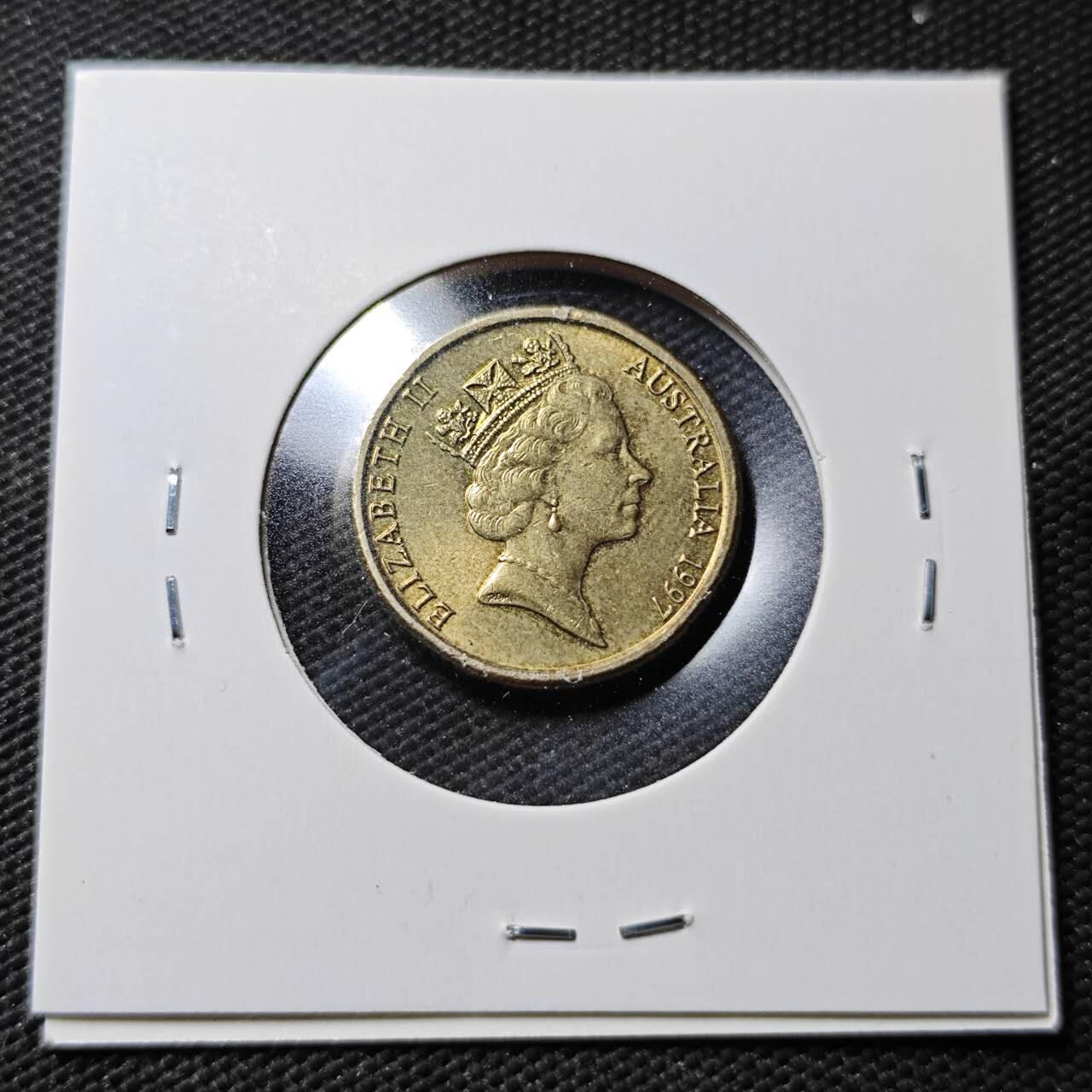 KK钱币收藏小铺  第365场  2月预留时间 周末发货  1997澳大利亚2元 好品