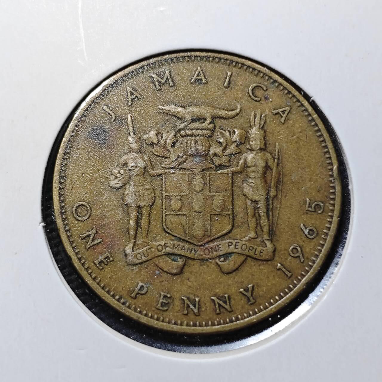 KK钱币收藏小铺  第365场  2月预留时间 周末发货  英属牙买加1便士铜币
