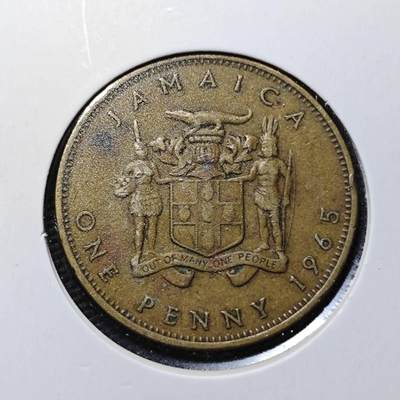 KK钱币收藏小铺  第365场  2月预留时间 周末发货 -  英属牙买加1便士铜币