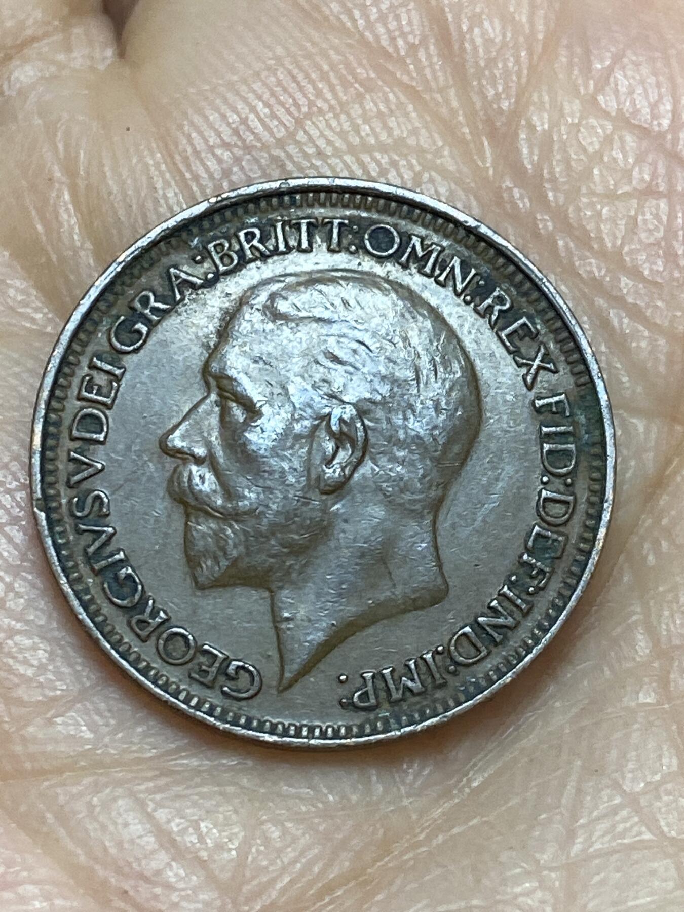 2025年第一百二十五场(总第一百五十一场）外国好品散币(免佣金) 英国🇬🇧1928年1法新(乔治五世第三版)