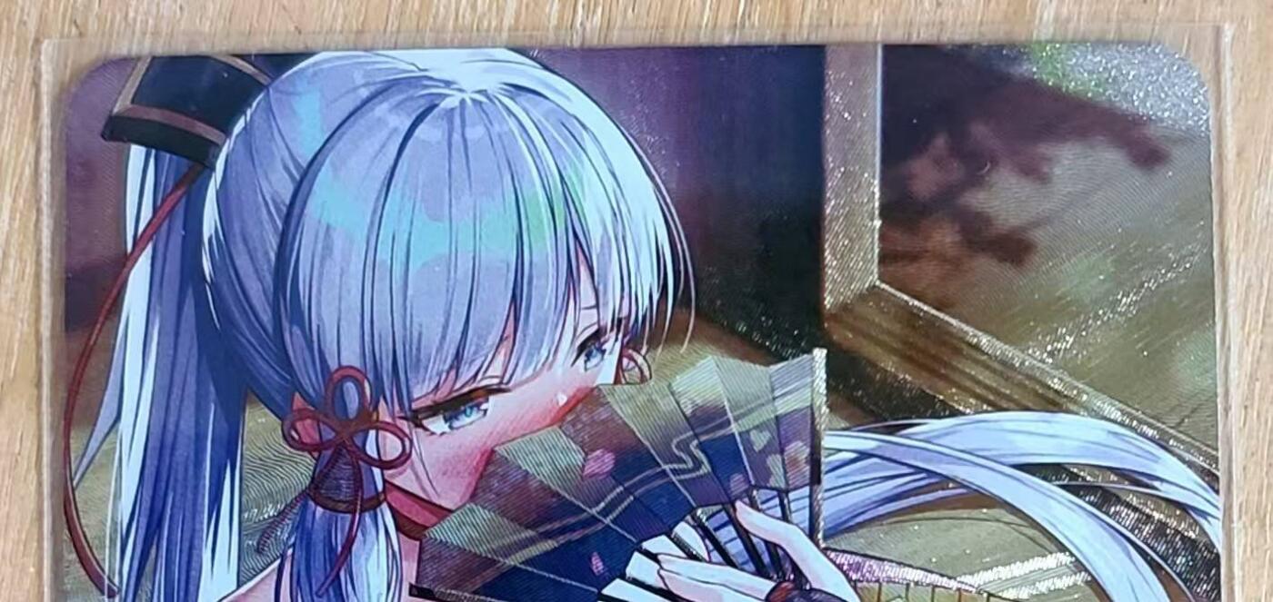 龙虎卡牌第六二场 百里霸场 （无佣金，周六结拍，欢迎送拍） 粗闪 原神卡牌 神里绫华 艺术版