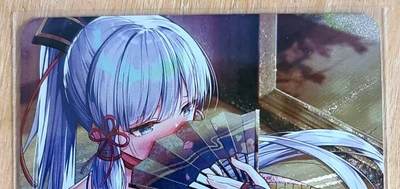 龙虎卡牌第六二场 百里霸场 （无佣金，周六结拍，欢迎送拍） - 粗闪 原神卡牌 神里绫华 艺术版