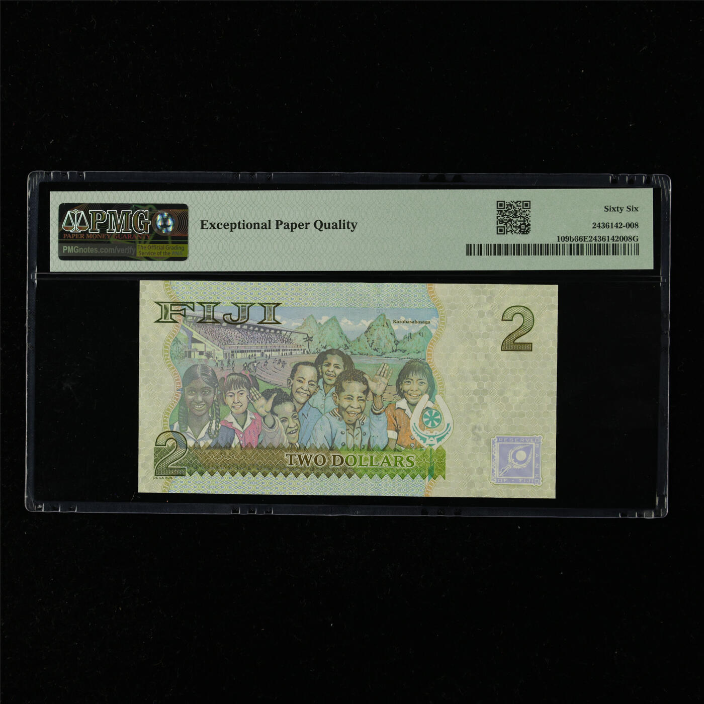 【亘邦集藏】第216期拍卖 2012年 斐济2元 PMG 66EPQ DT716708