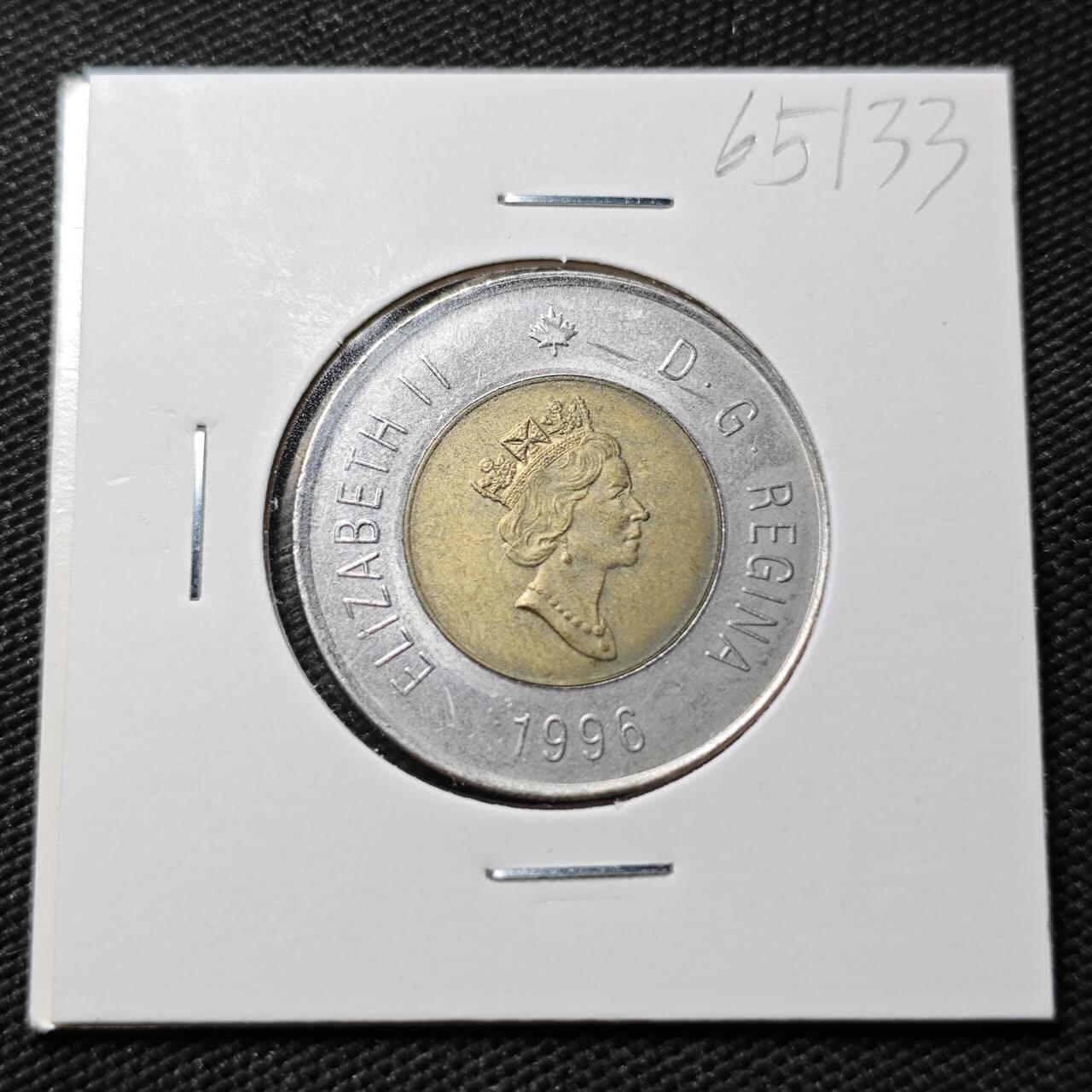 KK钱币收藏小铺  第365场  2月预留时间 周末发货  加拿大2元