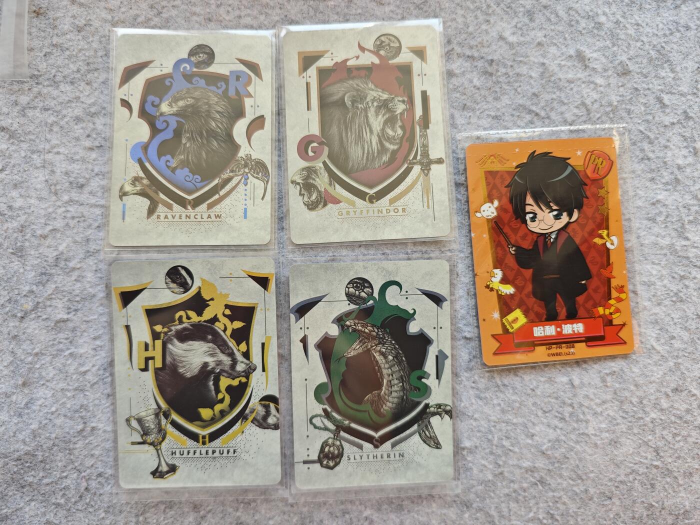 【随心含颖卡拍50期】卡游/集卡社/卡卡沃 抽卡机专场拍卖【无佣金】 卡游 哈利波特pr卡5张