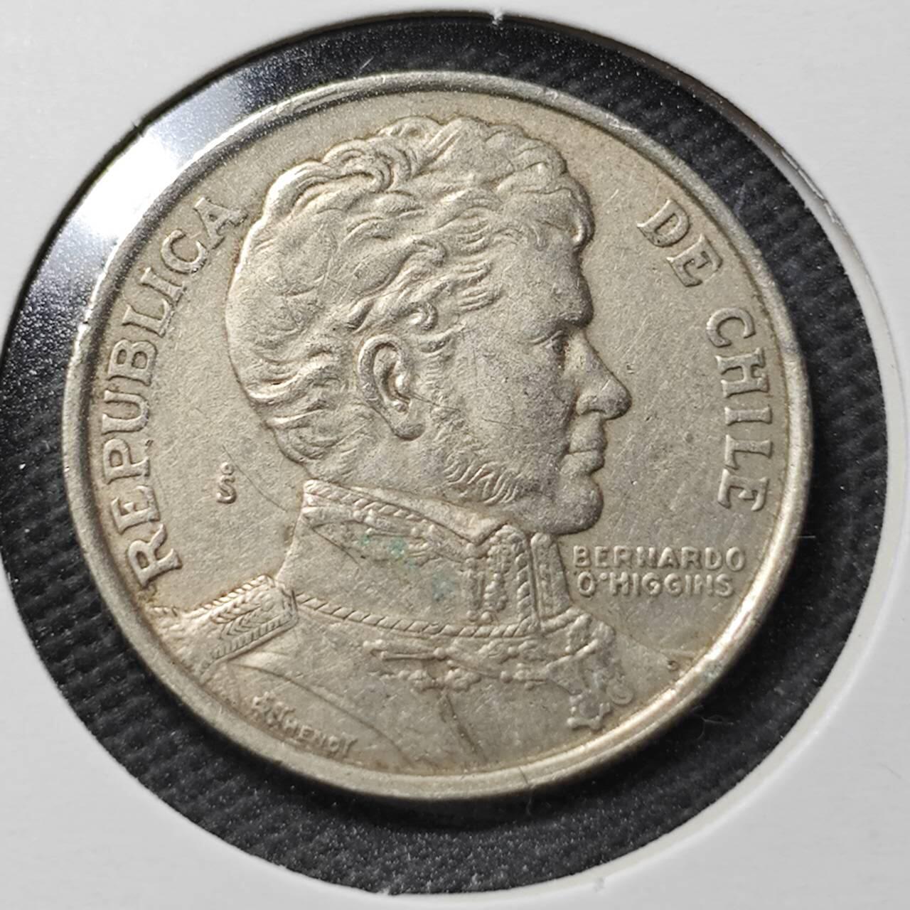 KK钱币收藏小铺  第365场  2月预留时间 周末发货  智利1比索